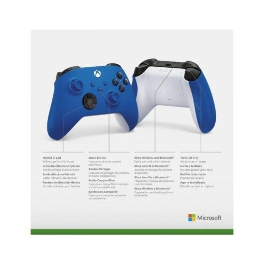 Manette Microsoft EP2-29940 Shock Blue Sans Fil Bluetooth Xbox Series/PC