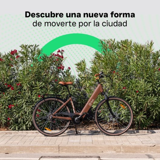 Youin Viena Bicicleta Elétrica 28" Café
