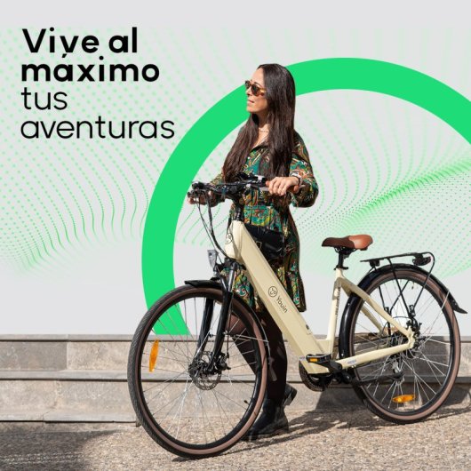 Bicicletta elettrica Youin Vienna 28" Crema