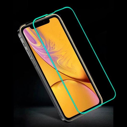 Fantastica protezione per lo schermo in vetro temperato al neon per iPhone XR / iPhone 11