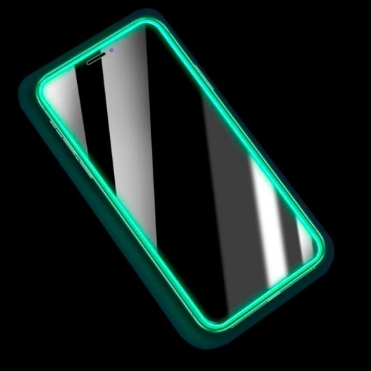 Fantastica protezione per lo schermo in vetro temperato al neon per iPhone XR / iPhone 11