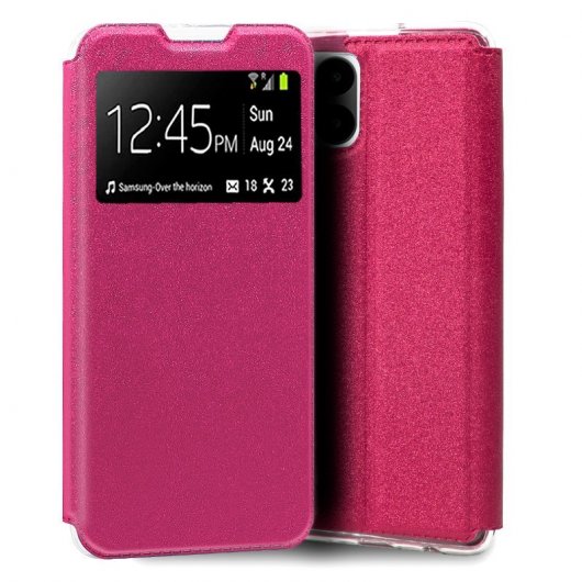 Estojo Cool Flip Cover Rosa Suave para Xiaomi Redmi A1