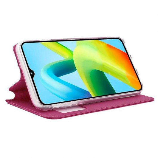 Estojo Cool Flip Cover Rosa Suave para Xiaomi Redmi A1