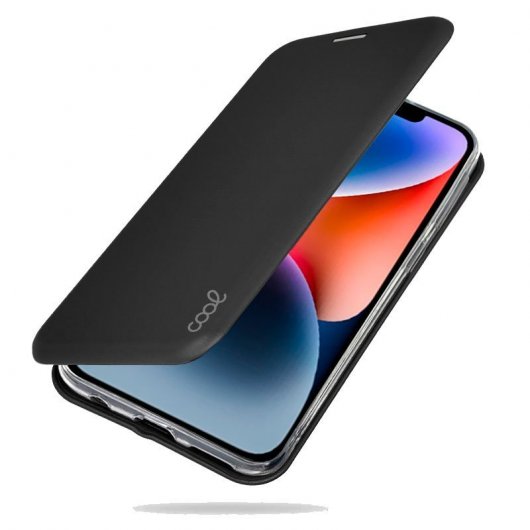 Cool Funda Flip Cover Elegance Negra para iPhone 14 Plus