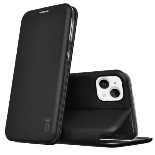 Cool Funda Flip Cover Elegance Negra para iPhone 14 Plus
