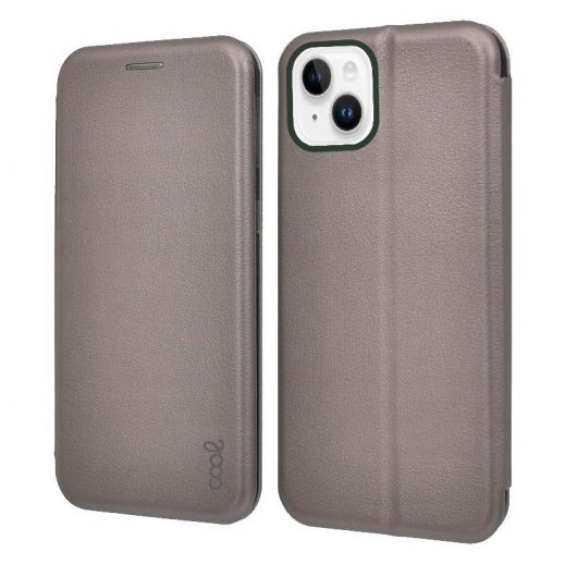 Estojo elegante elegante prateado para iPhone 14 Plus