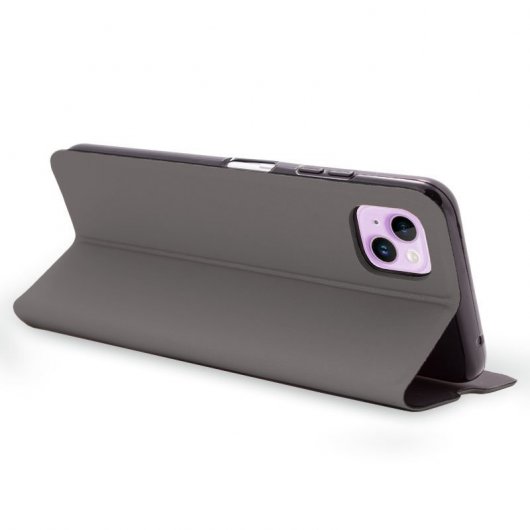 Cool Funda Flip Cover Elegance Plata para iPhone 14
