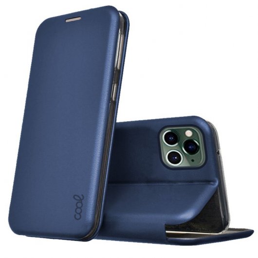 Cool Funda Flip Cover Elegance Marino para iPhone 14 Pro