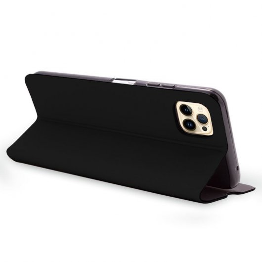 Étui à rabat noir Cool Elegance pour iPhone 14 Pro Max