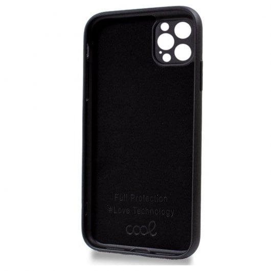 Estojo com capa magnética preta bacana para iPhone 14 Pro