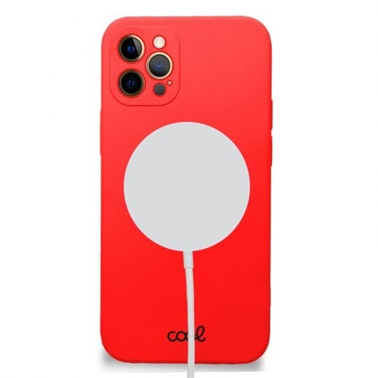 Cool Funda Cover Magnética Roja para iPhone 14 Pro