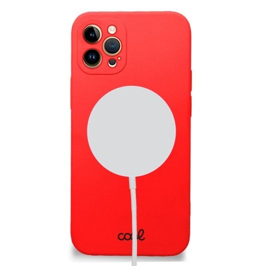 Cool Funda Cover Magnética Roja para iPhone 14 Pro Max