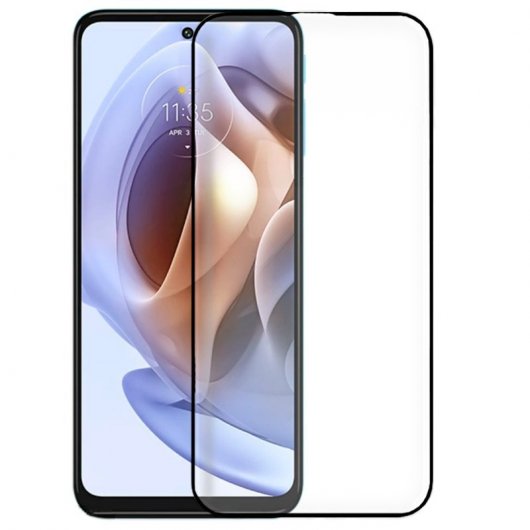 Cool Full 3D Protecteur d'écran en verre trempé noir pour Motorola Moto G31