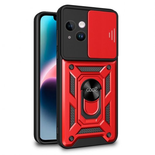 Cool Funda Hard Ring Roja para iPhone 14 Plus