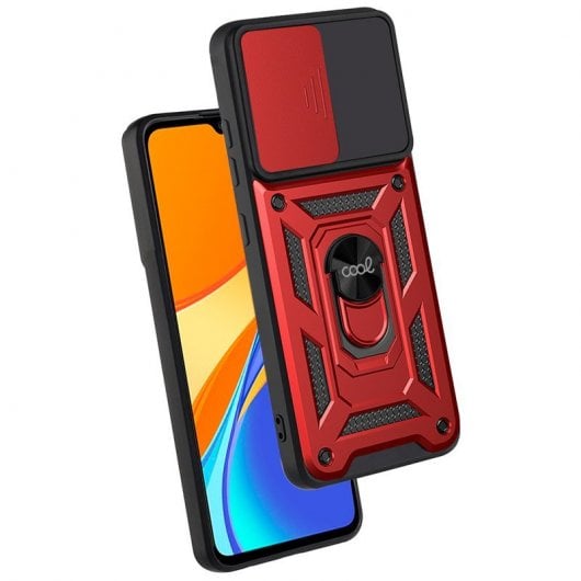 Cool Funda Hard Ring Roja para Xiaomi Redmi 9C / 10A