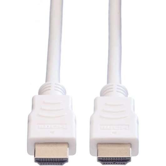 Value Cable HDMI 4K de Alta Velocidad con Ethernet Macho/Macho 5m Blanco