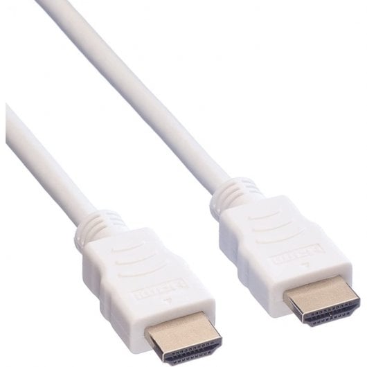 Value Cable HDMI 4K de Alta Velocidad con Ethernet Macho/Macho 5m Blanco