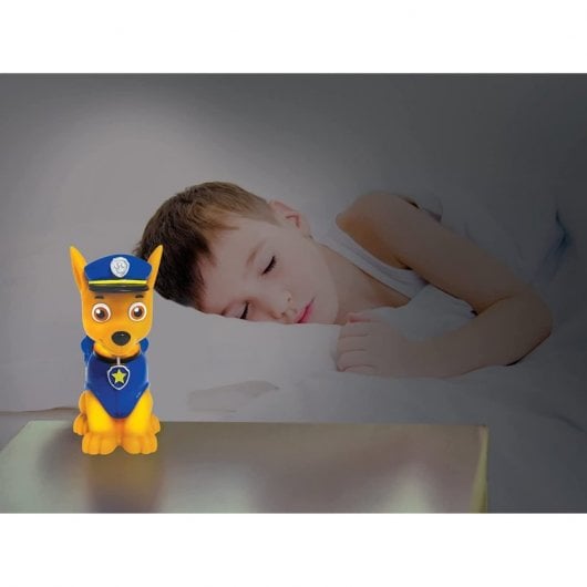 Lampada notturna Lexibook Paw Patrol Chase 3D con variazione di colore