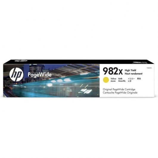 HP Cartouche d’encre jaune PageWide 982X grande capacité authentique