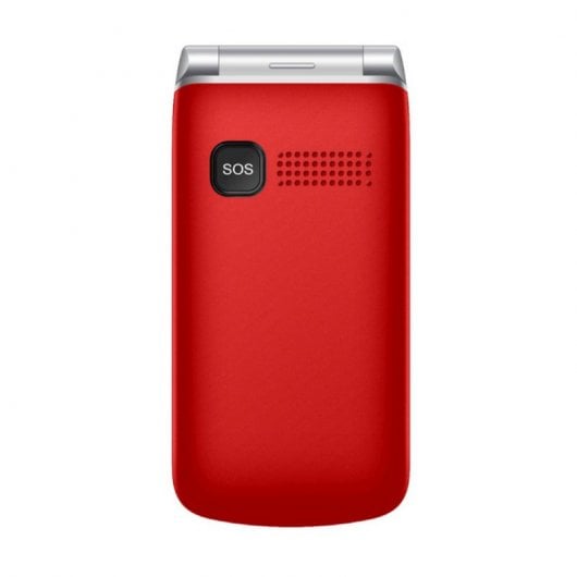 Sunstech CELT18 Teléfono para Mayores Rojo Libre