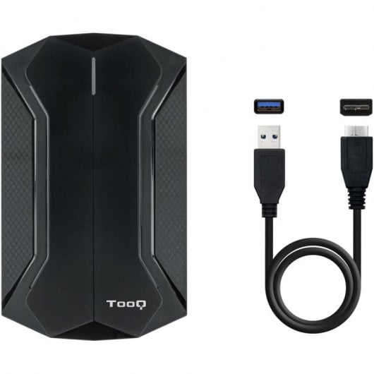 TooQ TQE-2599RGB Carcasa Externa Gaming para Discos SSD/HDD 2.5" USB 3.1 LED
