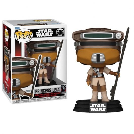 Funko Pop Star Wars Le Retour du Jedi 40e anniversaire Princesse Leia Boushh