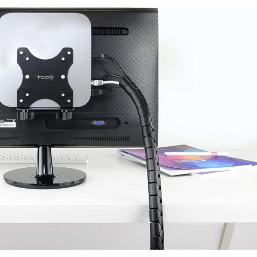 Organisateur de câble flexible Nanocable 25mm 3m Noir