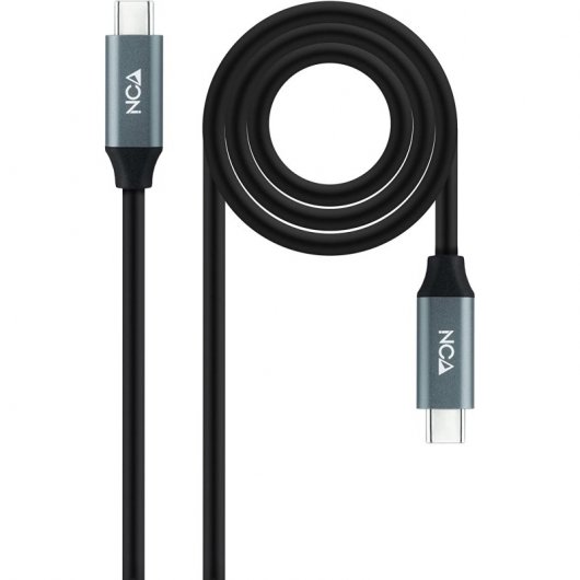 Nanocable Cable USB-C 3.2 Gen2x2 Macho/Macho 0.5m Negro