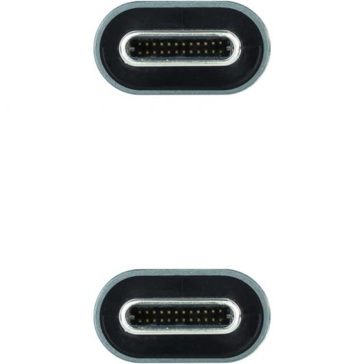 Nanocable Cable USB-C 3.2 Gen2x2 Macho/Macho 0.5m Negro