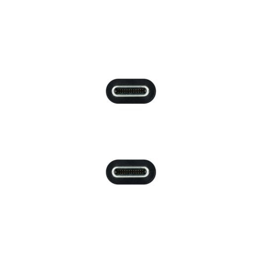 Cable USB-C Nanocable 10.01.4101-L150 1,5 m 10Gbps 100W Negro