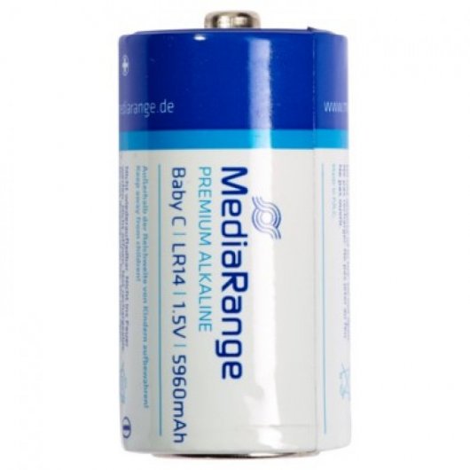 MediaRange MRBAT108 2er-Pack Alkaline C LR14 Batterien