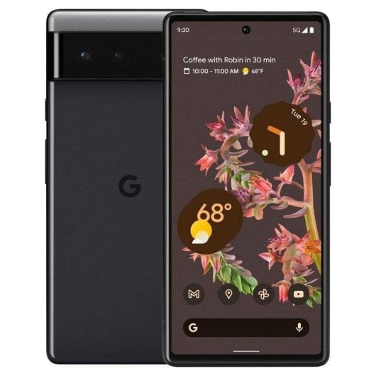 Google Pixel 6 8GB 128GB 6.4" OLED 5G Dual SIM Câmera 50MP NFC IP68 Android 12 Preto