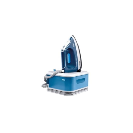 Centro de planchado Braun IS2565BL 2400W 6.5 bar 430g/min Depósito 1.5L Azul Blanco
