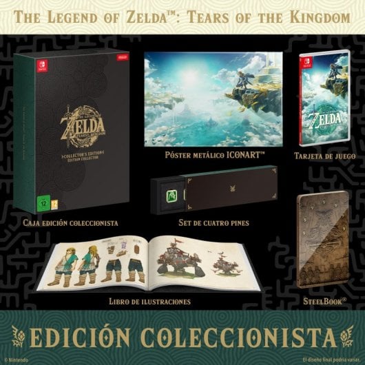 The Legend of Zelda: Tears of the Kingdom Edición Coleccionista Nintendo Switch
