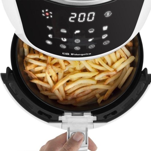 Friggitrice ad Aria Orbegozo FDR 64 4L 1500W Display LED 12 Programmi