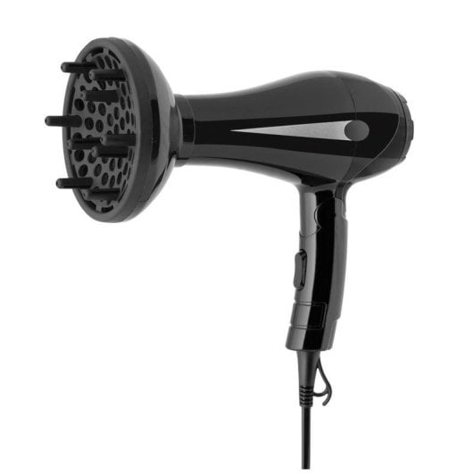 Sèche-cheveux Orbegozo SE 1160 Pliable de Voyage 1200W avec Diffuseur Noir