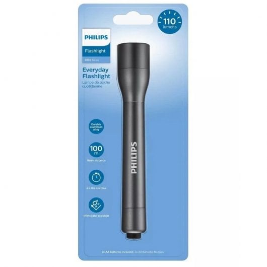 Philips SFL4002T/10 Linterna LED con 2 Pilas AA 110 Lúmenes
