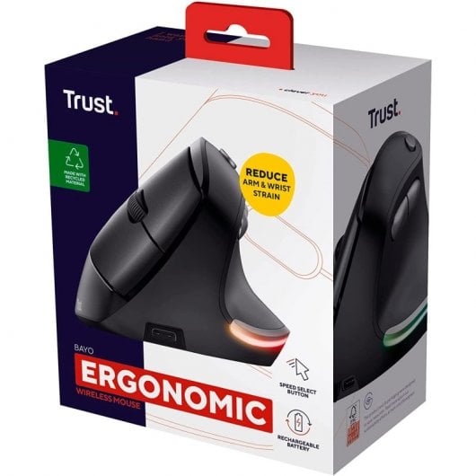 Trust Bayo Souris ergonomique rechargeable sans fil