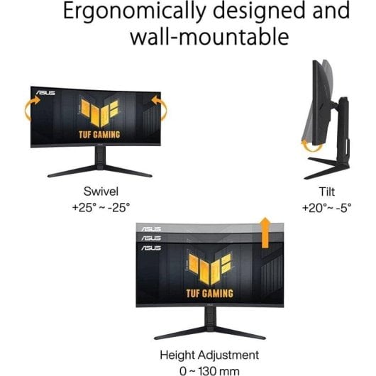 ASUS TUF Gaming VG34VQEL1A 34" LED UWQHD 100Hz FreeSync Curva