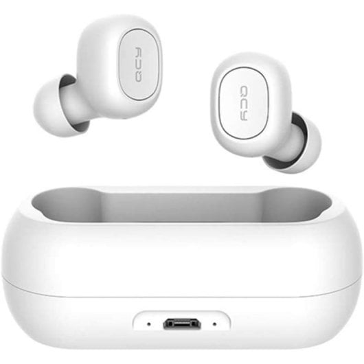 Casque Bluetooth blanc QCY T1C