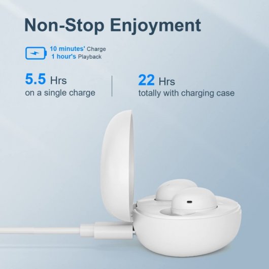 Écouteurs Bluetooth QCY T16 Blanc