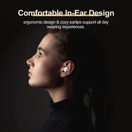 Écouteurs Bluetooth QCY T16 Blanc