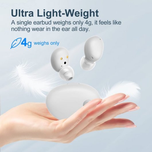 Écouteurs Bluetooth QCY T16 Blanc