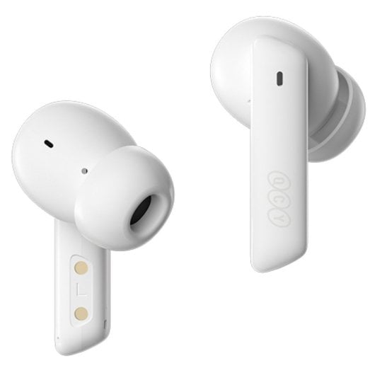 Cuffie Bluetooth QCY MeloBuds HT05 ANC bianche