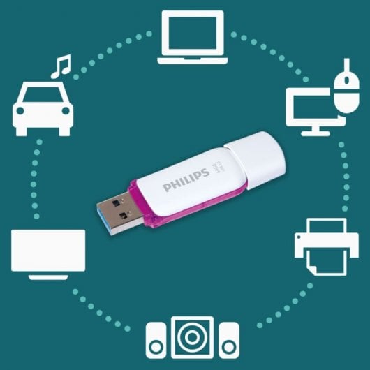 Philips FM64FD75B/00 64GB USB 3.2 Púrpura/Blanco