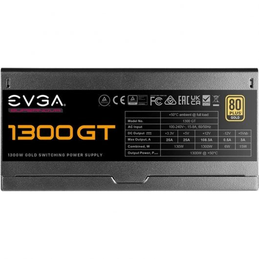 EVGA Supernova 1300 GT 1300W 80 Plus Gold Full Modular Reacondicionado