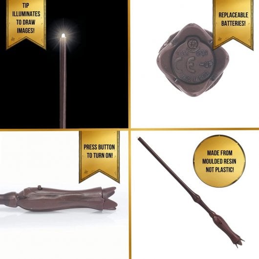 Wow! Stuff Varita Mágica con LED de Luna Lovegood en Harry Potter