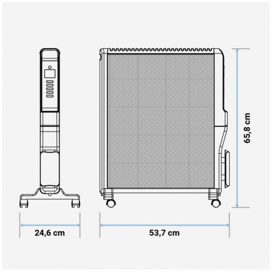 Universal Blue FORMOSA 4020W Radiador de Mica con WiFi 2000W Blanco