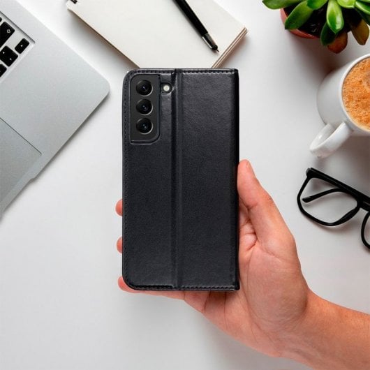 Custodia Flip Cover nera fantastica per Samsung S916 Galaxy S23 Plus