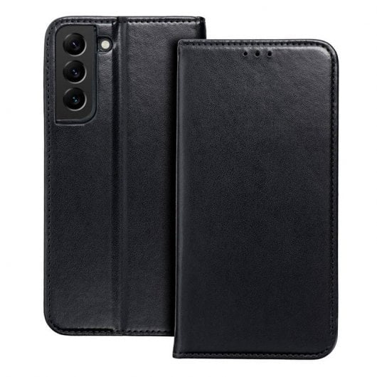 Coole schwarze glatte Flip-Cover-Hülle für Samsung S911 Galaxy S23